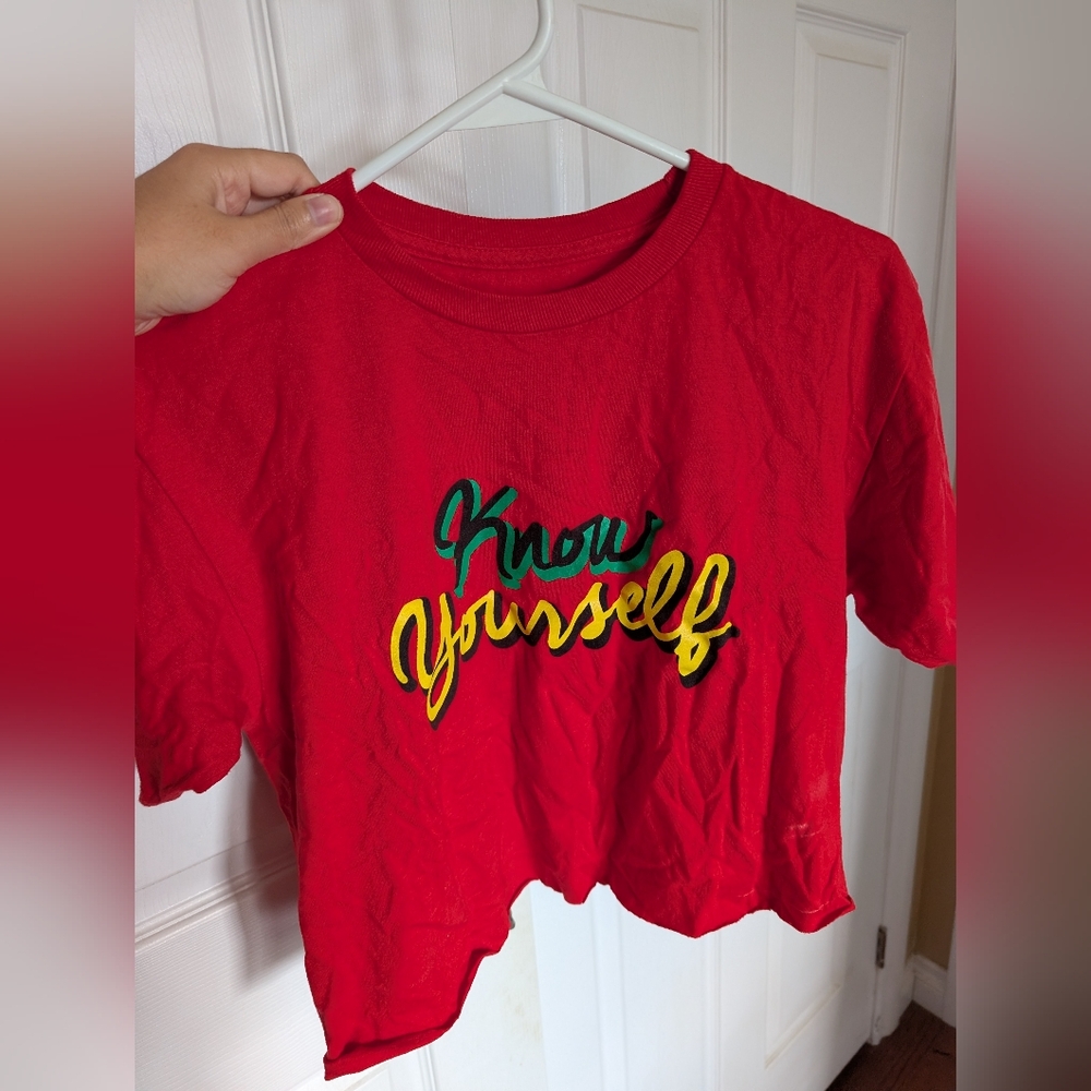 Red Ovo 'Know Yourself' Graphic T-Shirt